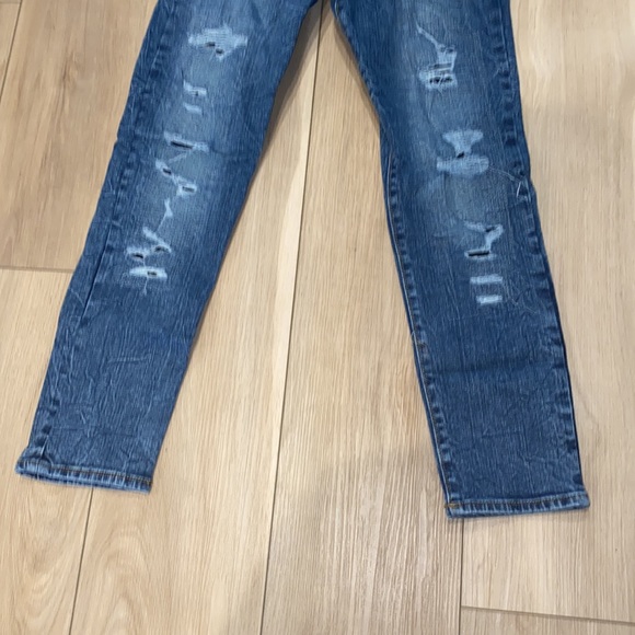 EUC Girls Gymboree Size 10 Distressed Girlfriend Style Denim Jeans - Picture 5 of 14